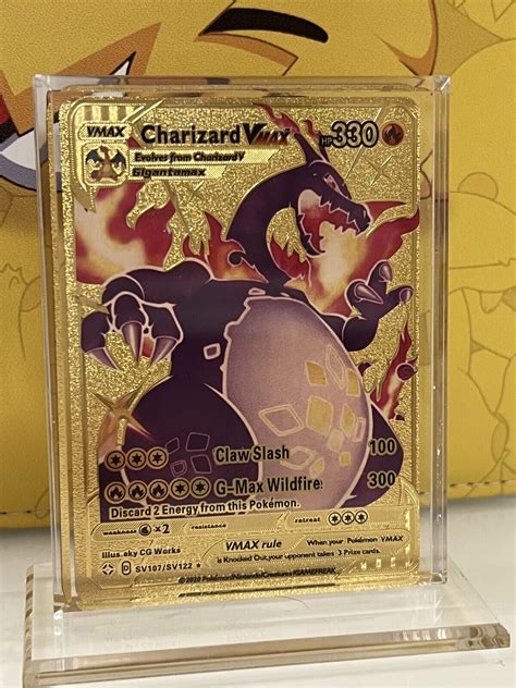 gold charizard vmax worth